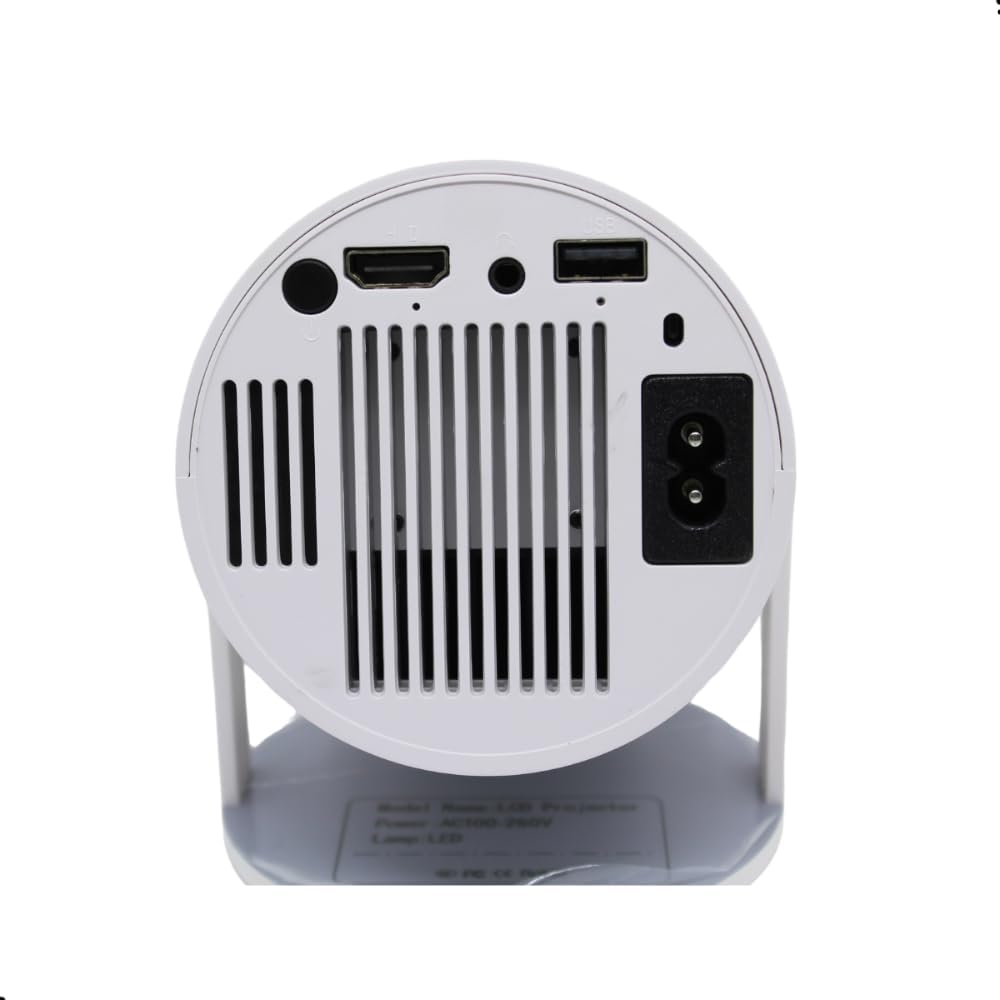 Projetor Portátil 4K 1080p com Wi-Fi 6, Bluetooth 5.0 e Android 11